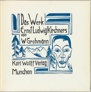 Das Werk Ernst Ludwig Kirchners (Titelblatt), 1925