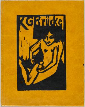 KG Brücke (Fränzi mit Puppe) (Umschlag zu: Katalog zur Ausstellung der K. G. »Brücke« in der Galerie Arnold Dresden), 1910