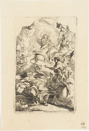 Der Engel erscheint Joseph im Traum, um 1750