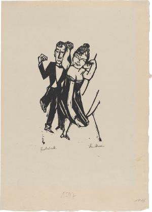 Kleines tanzendes Paar, 1923