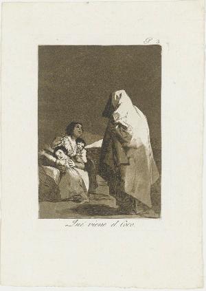 Da kommt der schwarze Mann (Caprichos, 3), 1797/1798