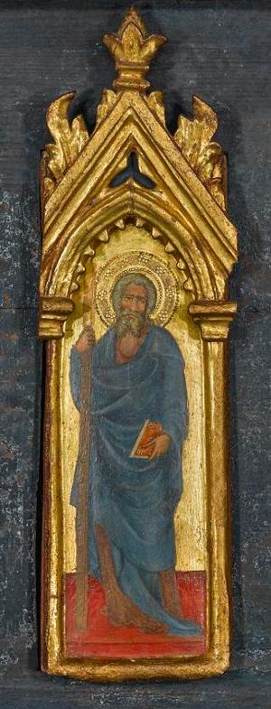Der Apostel Bartholomäus (?), um 1390