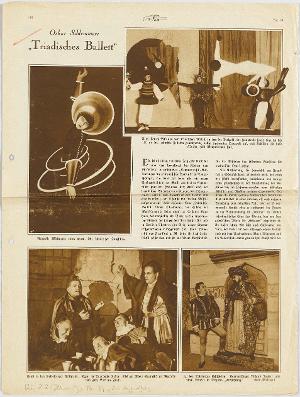 Oskar Schlemmers Triadisches Ballett (Zeitschriftenartikel), 24.08.1926