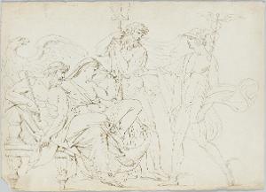 Merkur vor Jupiter, Juno und Neptun, um 1810