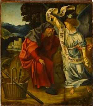 Der Engel erscheint Joseph im Traum, 1518