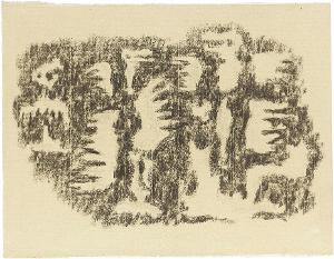 Gilgamesch, Blatt 61: Mit Federn sind sie bekleidet und tragen Flügel wie Vögel, 1943