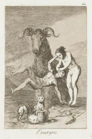 Versuche (Caprichos, 60), 1797/1798