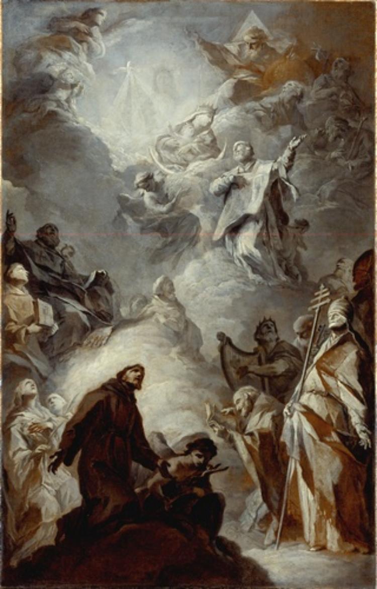 Maria mit Kind und den Schutzheiligen Neapels