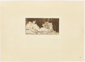 Olympia (Manet. Trente Eaux-Fortes originales, 23), 1867 (1905)