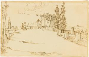 Le Pont de Langlois (Die Brücke von Langlois), (1888)