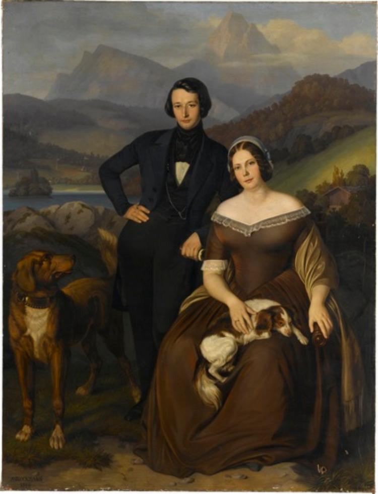 Der Philosoph Friedrich Rohmer und seine Frau