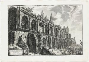 Avanzi della Villa di Mecenate a Tivoli (in: Vedute di Roma), um 1764-65 (um 1780)