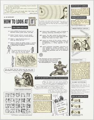 How to look at it (Blatt 15 in: The Art Comics and Satires of Ad Reinhardt), 1946 (1975)