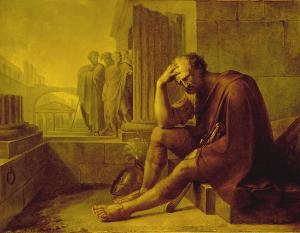 Marius auf den Trümmern Karthagos, um 1816