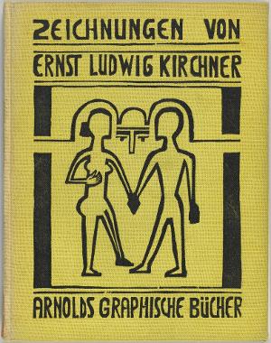 ZEICHNUNGEN VON  ERNST LUDWIG KIRCHNER ARNOLDS GRAPHISCHE BÜCHER (Einband Vorderseite), 1925