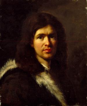 Porträt eines Mannes mit Pelz, um 1650