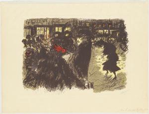 Place le soir (Quelques aspects de la Vie de Paris), 1899