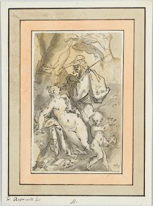 Venus nimmt Abschied von Adonis, um 1590/99