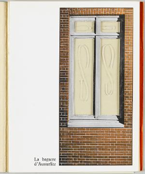 Reproduktion von "La Bagarre d' Austerlitz" (Die Schlägerei von Austerlitz, 1921), in der Publikation "Au lavoir noir. Avec une fenêtre de Marcel Duchamp" von André Breton, Paris, G.L.M., 1936, 1936
