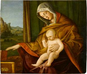 Maria mit Kind, 1. Viertel 15. Jh.