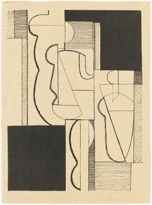 Drei gestaffelte Figuren (Figurentreppe I; Drei gestaffelte Figuren II), 1920