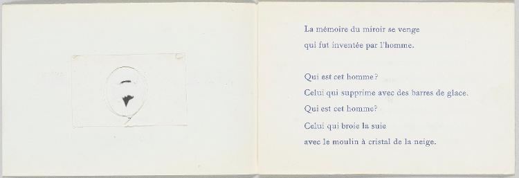 Moustache et Barbe de L.H.O.O.Q. (Schnurrbart und Bart von L.H.O.O.Q.), in der Publikation Marcel Duchamp von Georges Hugnet, Paris 1941 