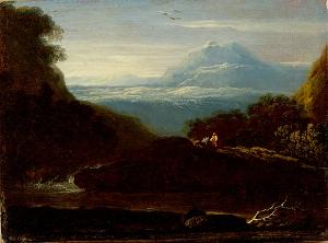 Kleine Landschaft (Morgenstimmung), Um 1780