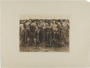 Bauernkrieg, Blatt 7: Die Gefangenen, Frühjahr 1908 (1921)