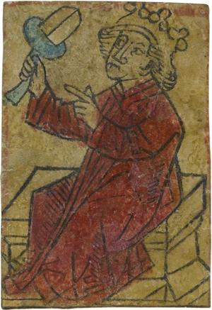 Eichel-König (Spielkarte), um 1470-1480