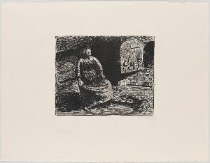 Der tote Tag, Blatt 17: Die Frau am Herd, 1912